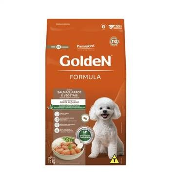 Golden form caes ad salmao mini bits 15kg - sc