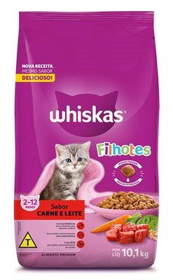 Whiskas pct 10,1kg fil carne - sc