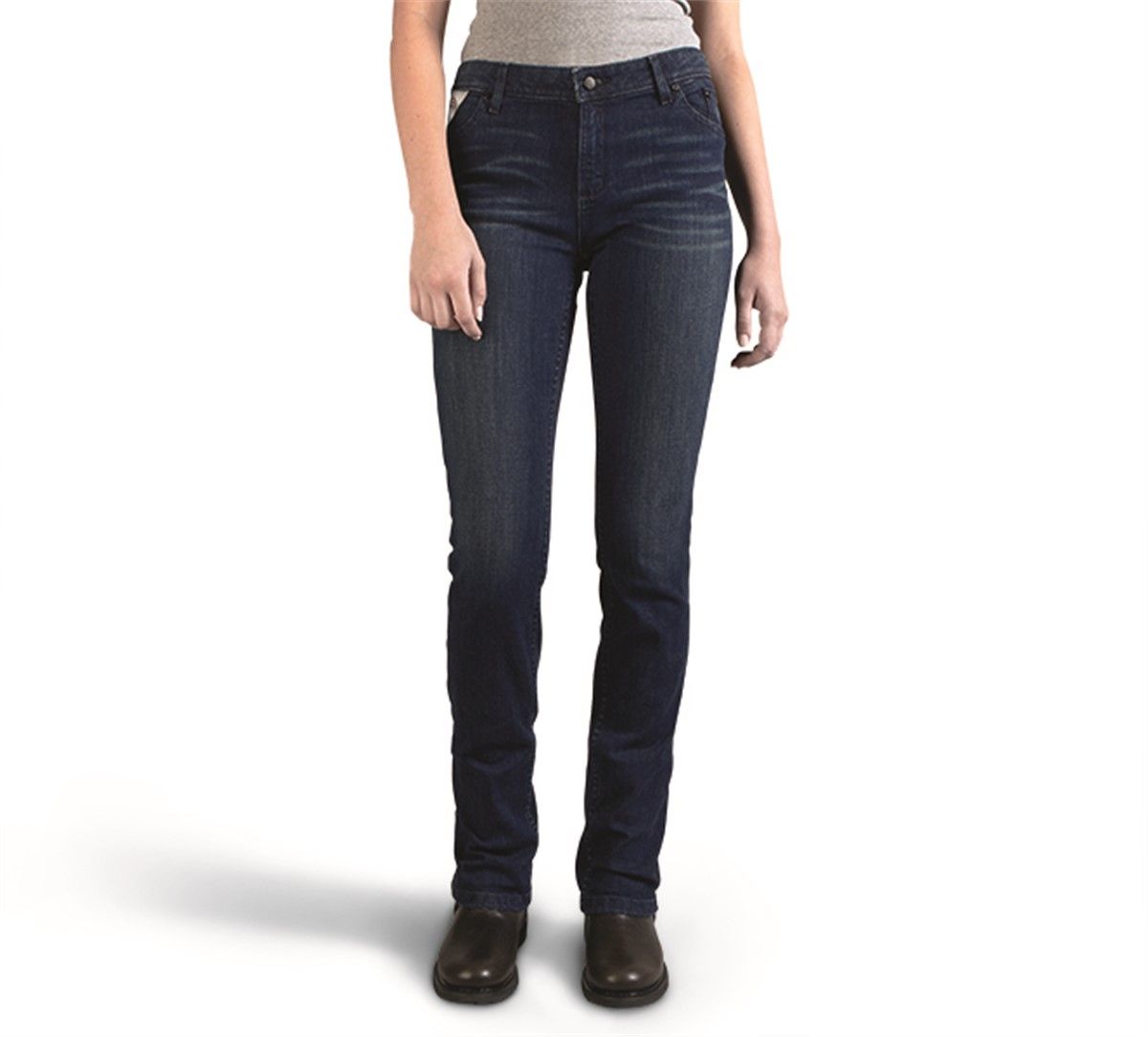 JEANS SLIM BOOT CUT MID-RISE